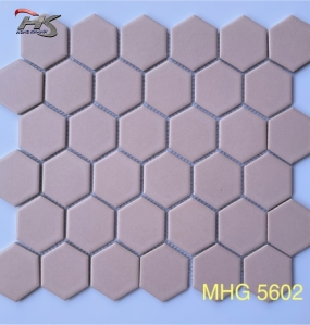 GẠCH MOSAIC GỐM SỨ LỤC GIÁC MEN TRƠN MHG 5602