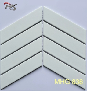 GẠCH MOSAIC GỐM SỨ MEN TRƠN MHG 838
