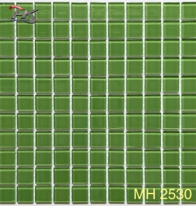 GẠCH TRANG TRÍ MOSAIC THỦY TINH ĐƠN SẮC MH 2530