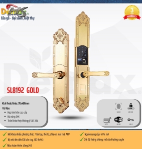KHÓA THÔNG MINH DEMAX SL8192 GOLD - APP WIFI