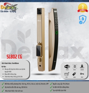 KHÓA THÔNG MINH DEMAX SL802 CG - APP