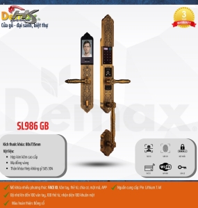 KHÓA ĐẠI SẢNH - BIỆT THỰ SL986 GB - APP WIFI