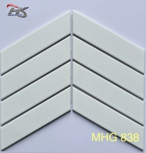 GẠCH MOSAIC GỐM SỨ MEN TRƠN MHG 838