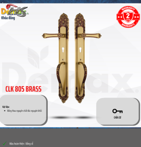 KHÓA ĐỒNG CLK805 BRASS