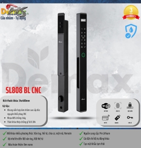 KHÓA THÔNG MINH DEMAX SL808 BL CNC