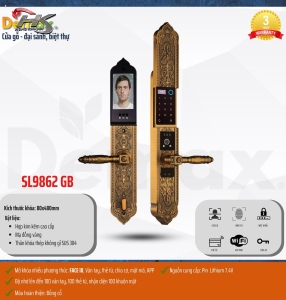 KHÓA BIỆT THỰ ĐẠI SẢNH DEMAX SL9862 GB - APP WIFI