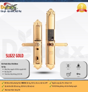 KHOÁ ĐẠI SẢNH SL822 GOLD