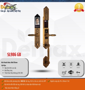 KHÓA ĐẠI SẢNH - BIỆT THỰ SL986 GB - APP WIFI